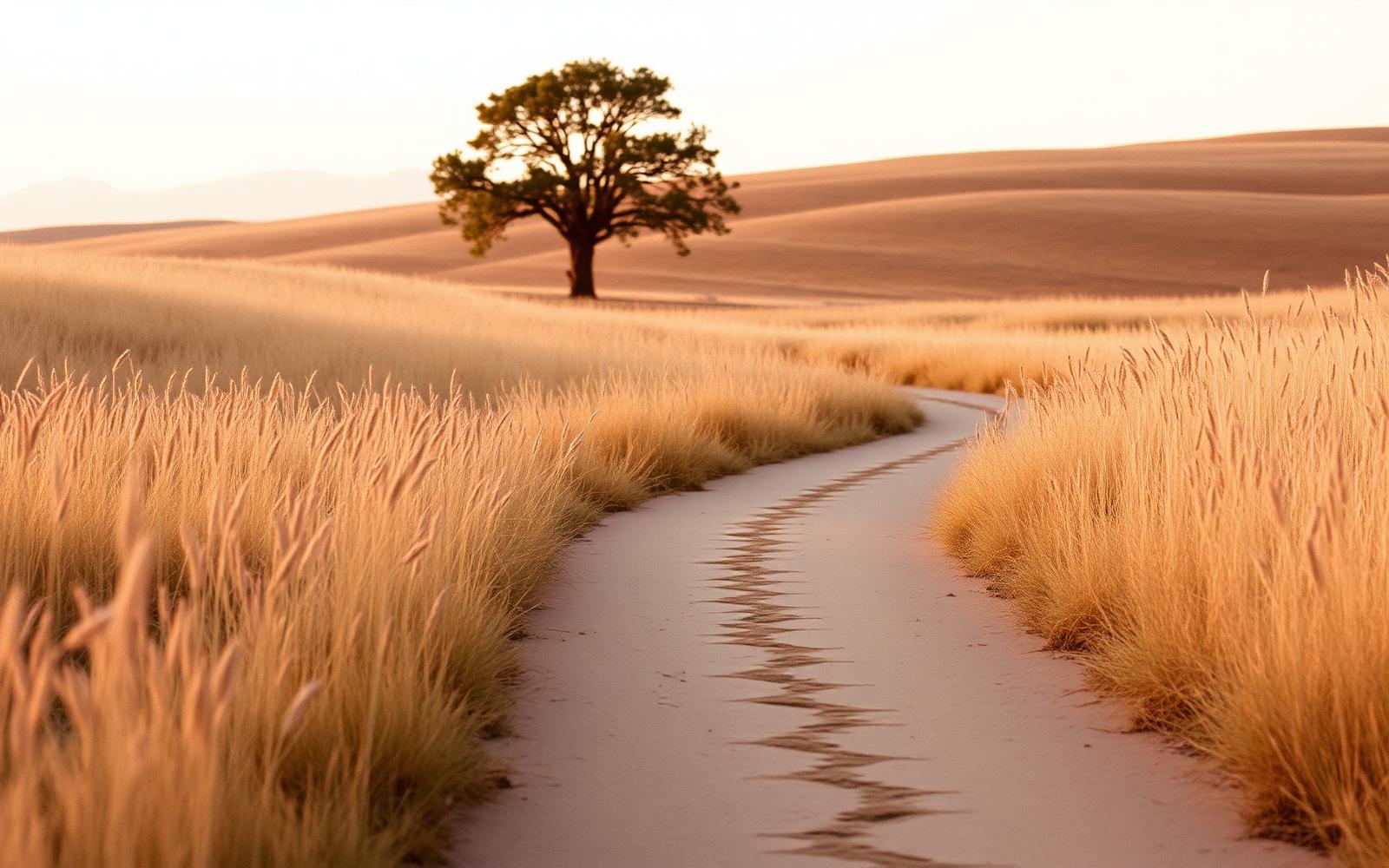 A quiet landscape path